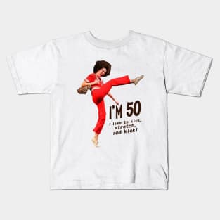 i m 50 sally omalley Kids T-Shirt